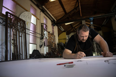 Étude et dessin à l’atelier Mercier